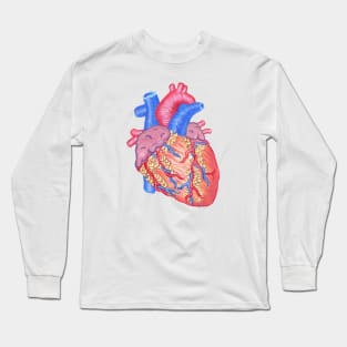 I Heart You Anatomical Heart Long Sleeve T-Shirt